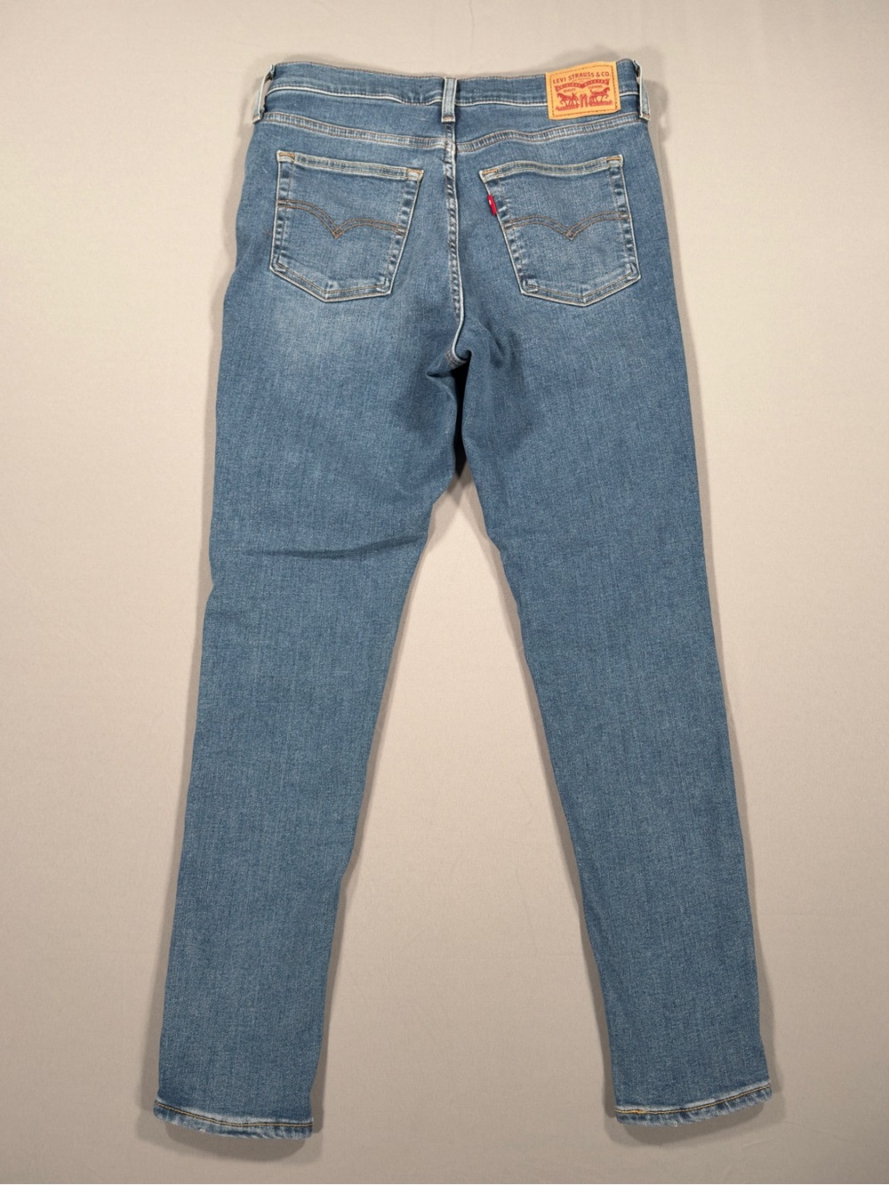 Levi's 720 High Rise Super Skinny 30x28 (Fits 30x27) Medium Wash Stretch Denim - Picture 7 of 13